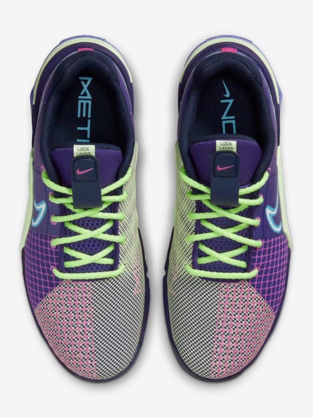 Nike Metcon 8 Women’s Training Shoes Purple Volt Size 7.5